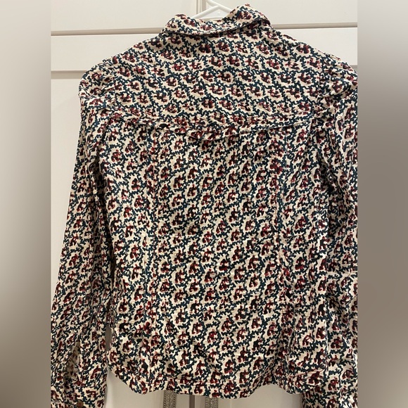 Pilcro ruffled button down from Anthropologie - Picture 2 of 5